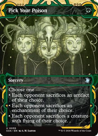 Pick Your Poison  (SOA-055) - [Secrets of Strixhaven: Mystical Archive] - Trinity Hobby