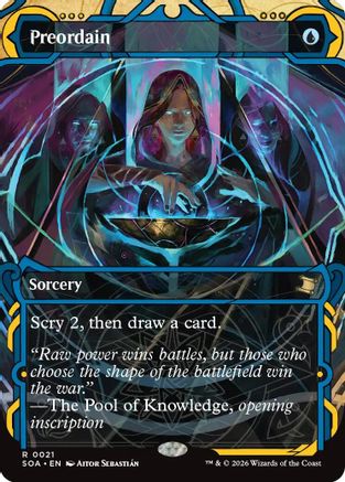 Preordain  (SOA-021) - [Secrets of Strixhaven: Mystical Archive] - Trinity Hobby