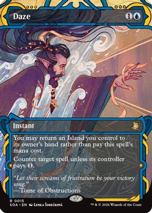 Daze  [Foil]  (SOA-015) - [Secrets of Strixhaven: Mystical Archive] - Trinity Hobby