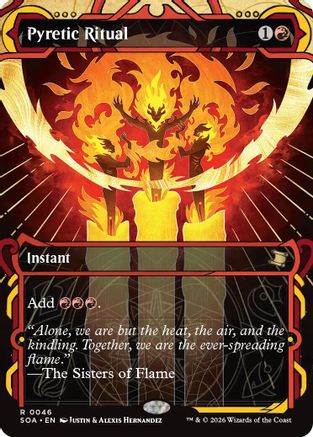 Pyretic Ritual  [Foil]  (SOA-046) - [Secrets of Strixhaven: Mystical Archive] - Trinity Hobby