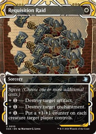Requisition Raid  [Foil]  (SOA-010) - [Secrets of Strixhaven: Mystical Archive] - Trinity Hobby