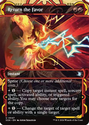 Return the Favor  [Foil]  (SOA-047) - [Secrets of Strixhaven: Mystical Archive] - Trinity Hobby