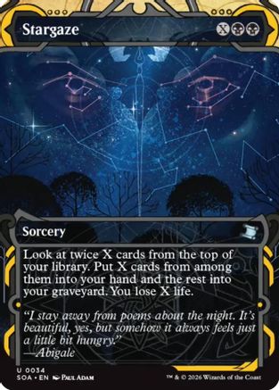 Stargaze  [Foil]  (SOA-034) - [Secrets of Strixhaven: Mystical Archive] - Trinity Hobby