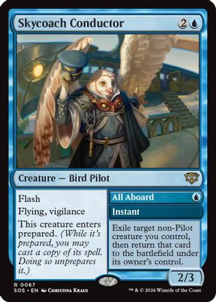 Skycoach Conductor  [Foil]  (SOS-067) - [Secrets of Strixhaven] - Trinity Hobby