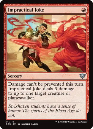 Impractical Joke  (SOS-119) - [Secrets of Strixhaven] - Trinity Hobby