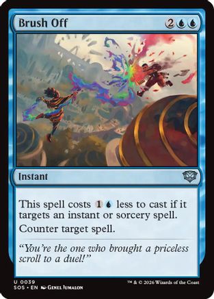 Brush Off  [Foil]  (SOS-039) - [Secrets of Strixhaven] - Trinity Hobby