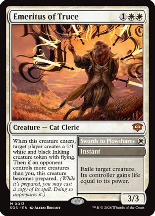 Emeritus of Truce  [Foil]  (SOS-013) - [Secrets of Strixhaven] - Trinity Hobby