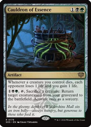 Cauldron of Essence  (SOS-179) - [Secrets of Strixhaven] - Trinity Hobby