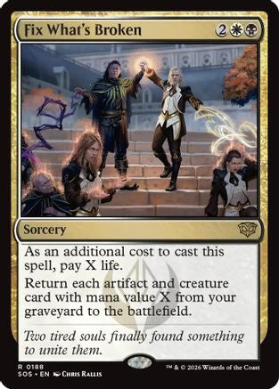 Fix What's Broken  [Foil]  (SOS-188) - [Secrets of Strixhaven] - Trinity Hobby