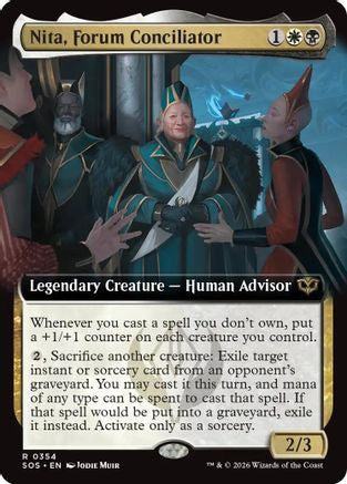 Nita, Forum Conciliator (Extended Art)  [Foil]  (SOS-354) - [Secrets of Strixhaven] - Trinity Hobby