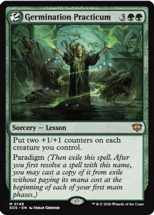 Germination Practicum  [Foil]  (SOS-149) - [Secrets of Strixhaven]