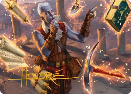 Dig Site Inventory Art Card (Gold-Stamped Signature)  (ASSOS-002) - [Art Series: Secrets of Strixhaven] - Trinity Hobby