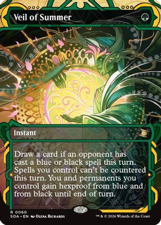 Veil of Summer  (SOA-060) - [Secrets of Strixhaven: Mystical Archive] - Trinity Hobby