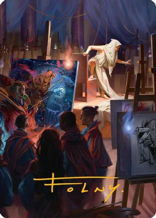 Archaeomancer Art Card (Gold-Stamped Signature)  (ASSOS-041) - [Art Series: Secrets of Strixhaven] - Trinity Hobby