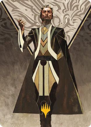 Ral Zarek, Guest Lecturer Art Card (Gold-Stamped Planeswalker Symbol)  (ASSOS-027) - [Art Series: Secrets of Strixhaven] - Trinity Hobby