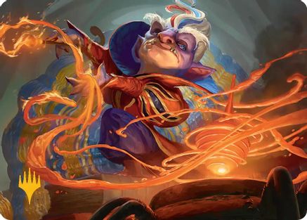 Goblin Glasswright Art Card (Gold-Stamped Planeswalker Symbol)  (ASSOS-013) - [Art Series: Secrets of Strixhaven] - Trinity Hobby