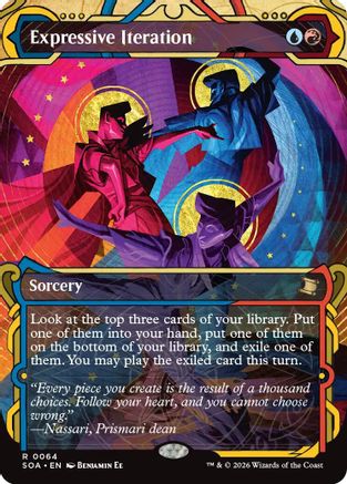 Expressive Iteration  [Foil]  (SOA-064) - [Secrets of Strixhaven: Mystical Archive] - Trinity Hobby