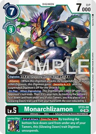 Monarchlizamon (ST23-08) - [Starter Deck 23: Beatbreak] Foil