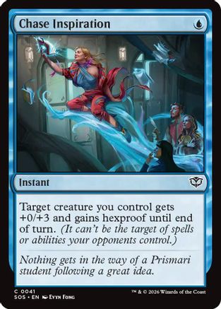 Chase Inspiration  [Foil]  (SOS-041) - [Secrets of Strixhaven] - Trinity Hobby