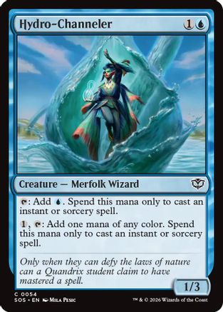 Hydro-Channeler  [Foil]  (SOS-054) - [Secrets of Strixhaven] - Trinity Hobby