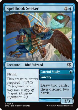 Spellbook Seeker  (SOS-068) - [Secrets of Strixhaven] - Trinity Hobby