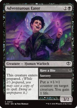 Adventurous Eater  [Foil]  (SOS-072) - [Secrets of Strixhaven] - Trinity Hobby