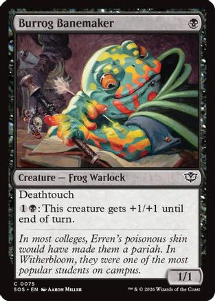 Burrog Banemaker  [Foil]  (SOS-075) - [Secrets of Strixhaven] - Trinity Hobby