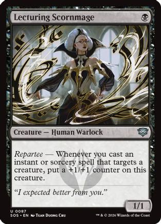 Lecturing Scornmage  [Foil]  (SOS-087) - [Secrets of Strixhaven] - Trinity Hobby
