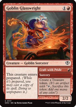 Goblin Glasswright  [Foil]  (SOS-117) - [Secrets of Strixhaven] - Trinity Hobby