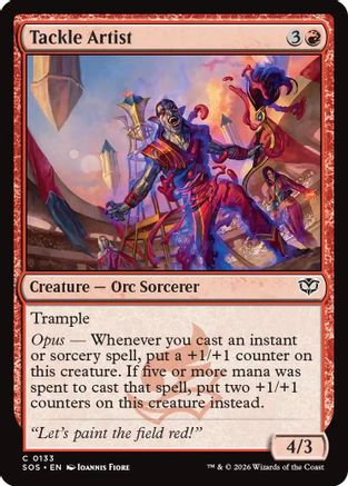Tackle Artist  [Foil]  (SOS-133) - [Secrets of Strixhaven] - Trinity Hobby