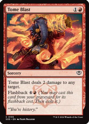 Tome Blast  (SOS-135) - [Secrets of Strixhaven] - Trinity Hobby