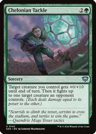 Chelonian Tackle  [Foil]  (SOS-142) - [Secrets of Strixhaven] - Trinity Hobby