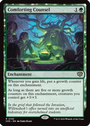 Comforting Counsel  [Foil]  (SOS-143) - [Secrets of Strixhaven] - Trinity Hobby