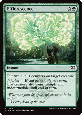 Efflorescence  [Foil]  (SOS-144) - [Secrets of Strixhaven] - Trinity Hobby