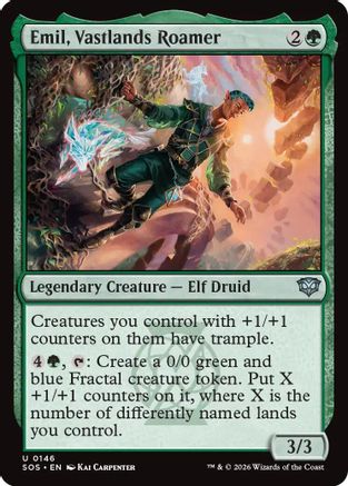 Emil, Vastlands Roamer  [Foil]  (SOS-146) - [Secrets of Strixhaven] - Trinity Hobby