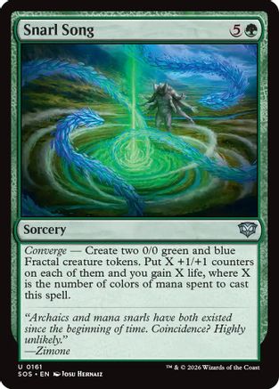 Snarl Song  [Foil]  (SOS-161) - [Secrets of Strixhaven] - Trinity Hobby