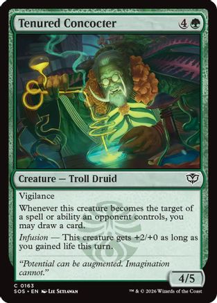Tenured Concocter  [Foil]  (SOS-163) - [Secrets of Strixhaven] - Trinity Hobby