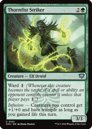 Thornfist Striker  [Foil]  (SOS-164) - [Secrets of Strixhaven] - Trinity Hobby