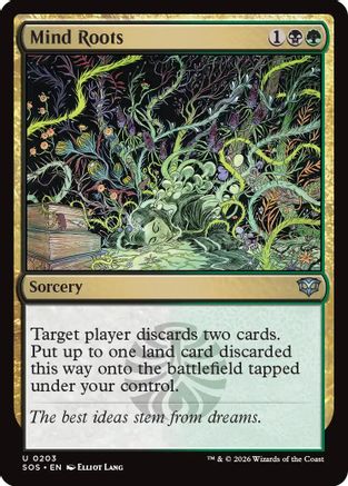 Mind Roots  (SOS-203) - [Secrets of Strixhaven] - Trinity Hobby