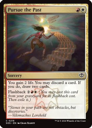 Pursue the Past  [Foil]  (SOS-216) - [Secrets of Strixhaven] - Trinity Hobby