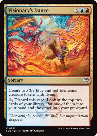 Visionary's Dance  (SOS-242) - [Secrets of Strixhaven] - Trinity Hobby