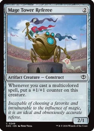 Mage Tower Referee  [Foil]  (SOS-249) - [Secrets of Strixhaven] - Trinity Hobby