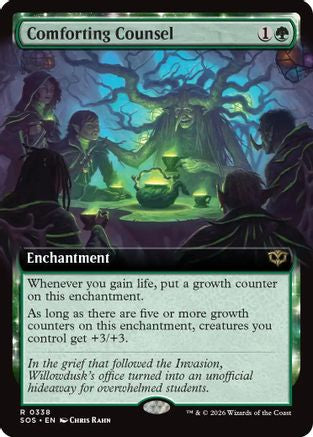 Comforting Counsel (Extended Art)  (SOS-338) - [Secrets of Strixhaven] - Trinity Hobby