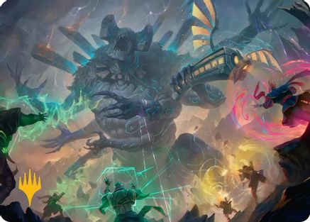 Moment of Reckoning Art Card (Gold-Stamped Planeswalker Symbol)  (ASSOS-019) - [Art Series: Secrets of Strixhaven] - Trinity Hobby
