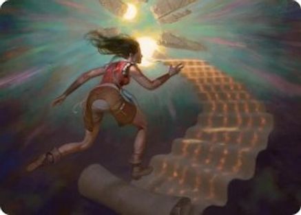 Pursue the Past Art Card  (ASSOS-022) - [Art Series: Secrets of Strixhaven]