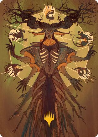 Culling Ritual Art Card (Gold-Stamped Planeswalker Symbol)  (ASSOS-048) - [Art Series: Secrets of Strixhaven]