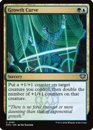 Growth Curve  [Foil]  (SOS-193) - [Secrets of Strixhaven] - Trinity Hobby