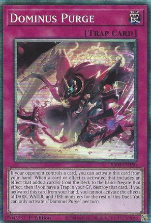 Dominus Purge (Collector's Rare) [RA05-EN150] - Rarity Collection 5 1st Edition - Collector's Rare - Trinity Hobby