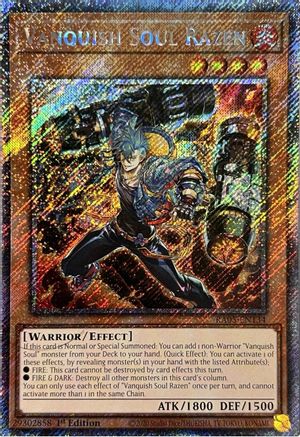 Vanquish Soul Razen (Secret Rare) [RA05-EN134] - Rarity Collection 5 1st Edition - Secret Rare - Trinity Hobby