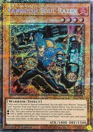 Vanquish Soul Razen (Starlight Rare) [RA05-EN134] - Rarity Collection 5 1st Edition - Starlight Rare - Trinity Hobby